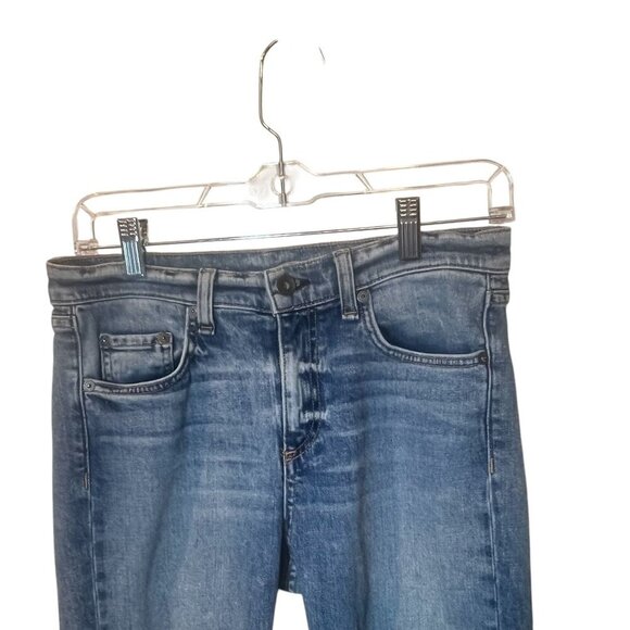 rag & bone size 26 Slim cut boyfriend  Fit Mid-Rise Light Wash Denim Jeans - Picture 2 of 9